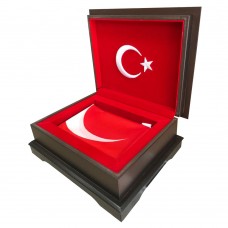 BAYRAKLI AHŞAP KUTULU FİRMAYA ÖZEL UYGULAMALAR